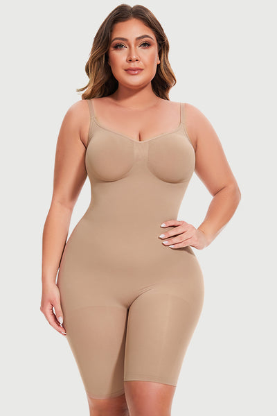 Full Body Shapewear Bodysuit Shorts for Women Tummy Control Seamless Sculpting Body Shaper