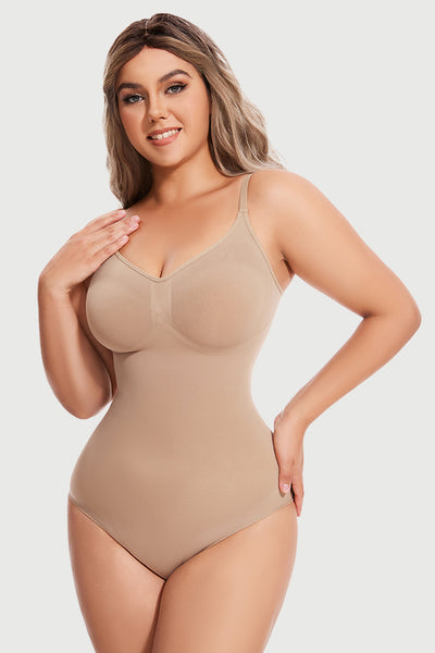 Shapewear Bodysuit Thong for Women Tummy Control Sculpting Seamless Body Shaper