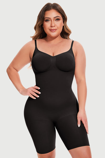 Full Body Shapewear Bodysuit Shorts for Women Tummy Control Seamless Sculpting Body Shaper