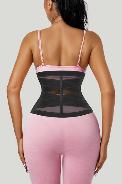 Breathable and Stretchy Mesh Double Cross 11.5 inch Waist Trainer