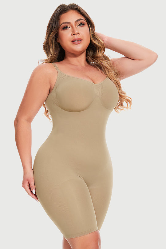 Full Body Shapewear Bodysuit Shorts for Women Tummy Control Seamless Sculpting Body Shaper