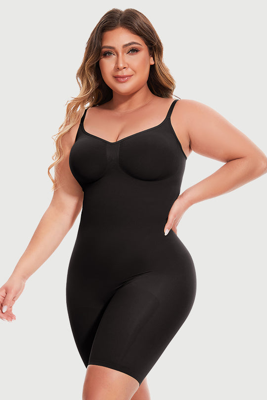 Full Body Shapewear Bodysuit Shorts for Women Tummy Control Seamless Sculpting Body Shaper