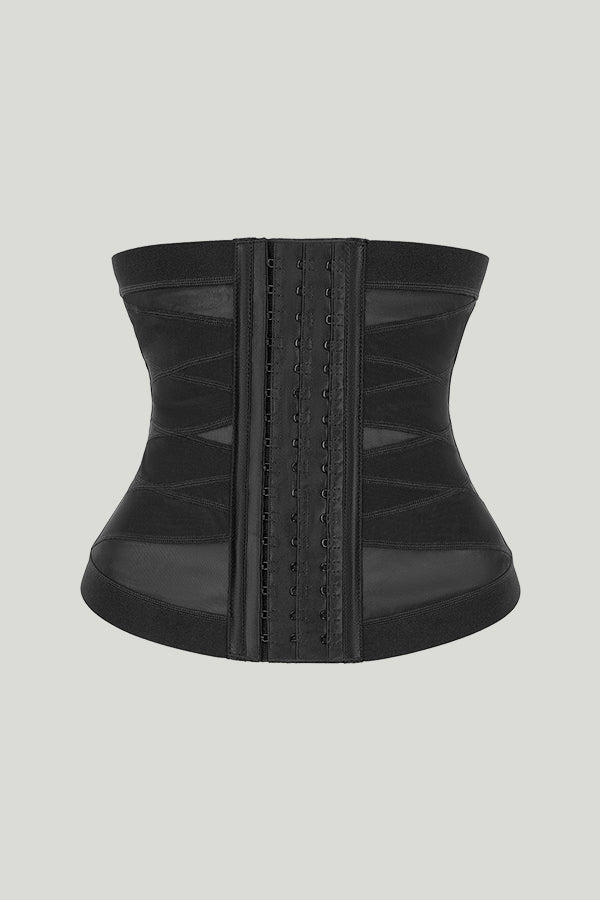 Breathable and Stretchy Mesh Double Cross 11.5 inch Waist Trainer