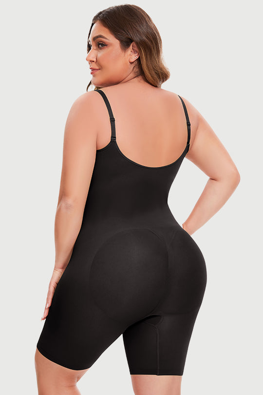 Full Body Shapewear Bodysuit Shorts for Women Tummy Control Seamless Sculpting Body Shaper