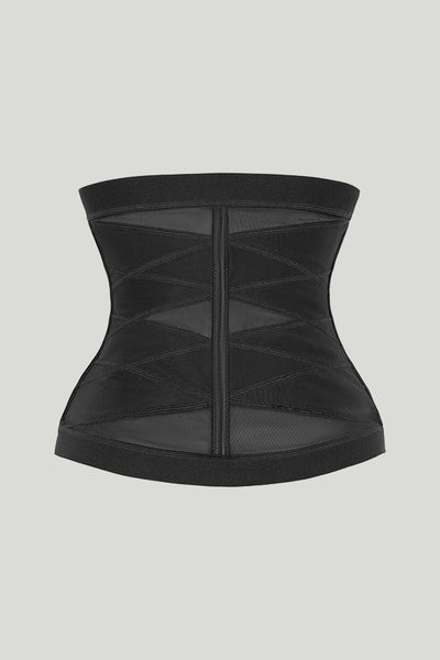 Breathable and Stretchy Mesh Double Cross 11.5 inch Waist Trainer