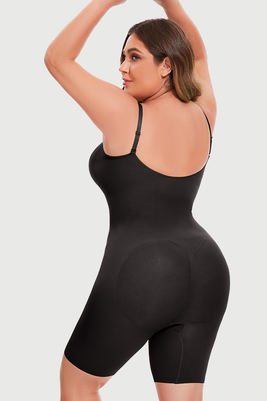 Full Body Shapewear Bodysuit Shorts for Women Tummy Control Seamless Sculpting Body Shaper