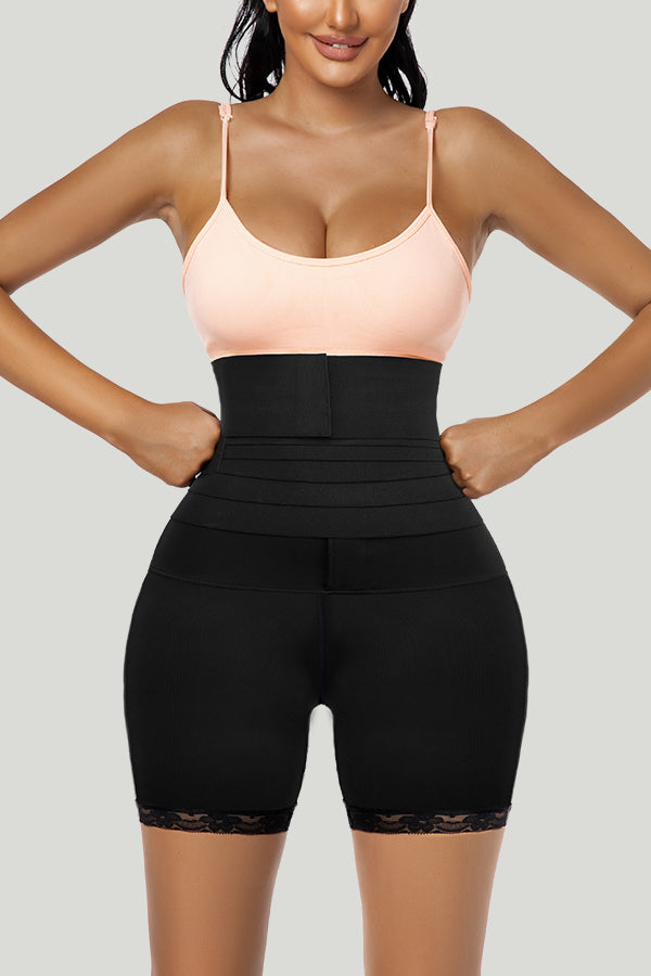 2 in 1 pants Detachable Bandage Wrap Waist Trainer With Butt Lifter